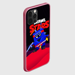 Чехол для iPhone 12 Pro Max Ниндзя ЭШ Ash Brawl Stars, цвет: 3D-малиновый — фото 2