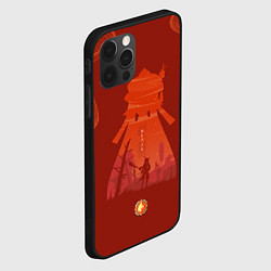 Чехол для iPhone 12 Pro Max HU TAO ХУ ТАО ГЕНШИН, цвет: 3D-черный — фото 2