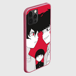 Чехол для iPhone 12 Pro Max Mob psycho 100 Моб Психо 100 Z, цвет: 3D-малиновый — фото 2