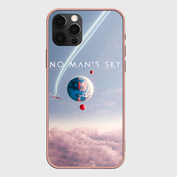 Чехол для iPhone 12 Pro Max No mans sky, цвет: 3D-светло-розовый