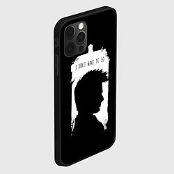 Чехол для iPhone 12 Pro Max Я не хочу идти, цвет: 3D-черный — фото 2