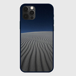 Чехол для iPhone 12 Pro Max Пустыня дюна песок ночь, цвет: 3D-черный