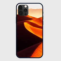Чехол для iPhone 12 Pro Max Пустыня дюна барханы, цвет: 3D-черный