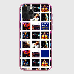 Чехол для iPhone 12 Pro Max The Crush Tour - Bon Jovi, цвет: 3D-малиновый
