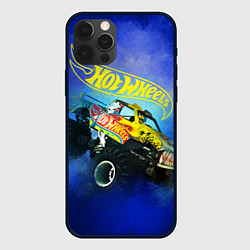 Чехол для iPhone 12 Pro Max Hot Wheels Хот Вилс, цвет: 3D-черный