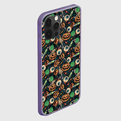 Чехол для iPhone 12 Pro Max Счастливого Хэллоуина, цвет: 3D-серый — фото 2