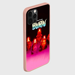 Чехол для iPhone 12 Pro Max Deep Purple - Burn, цвет: 3D-светло-розовый — фото 2
