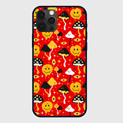 Чехол для iPhone 12 Pro Max Галюцинации, цвет: 3D-черный