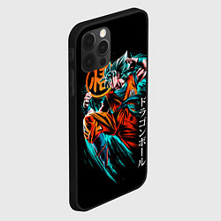 Чехол для iPhone 12 Pro Max Сон Гоку, Dragon Ball, цвет: 3D-черный — фото 2