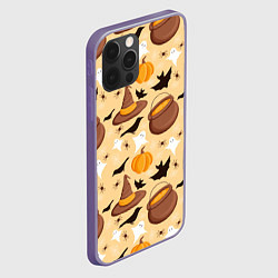 Чехол для iPhone 12 Pro Max Хеллоуин у ведьмы, цвет: 3D-серый — фото 2