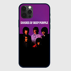 Чехол для iPhone 12 Pro Max Shades of Deep Purple, цвет: 3D-черный