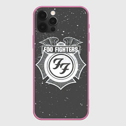 Чехол для iPhone 12 Pro Max Foo Fighters 1995 FF, цвет: 3D-малиновый