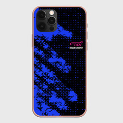 Чехол для iPhone 12 Pro Max SUBARU STI СУБАРИСТ, цвет: 3D-светло-розовый