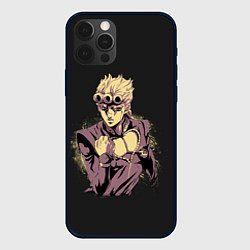 Чехол для iPhone 12 Pro Max Giorno Giovanna Golden Wind, цвет: 3D-черный