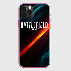 Чехол iPhone 12 Pro Max BATTLEFIELD 2042 НЕОН