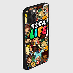 Чехол для iPhone 12 Pro Max Toca Life: Persons, цвет: 3D-черный — фото 2