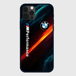 Чехол iPhone 12 Pro Max BMW M PERFORMANCE NEON БМВ М НЕОН