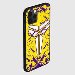 Чехол для iPhone 12 Pro Max ЛЕЙКЕРС LOS ANGELES LAKERS,, цвет: 3D-черный — фото 2