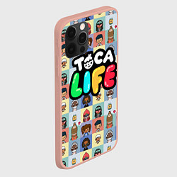 Чехол для iPhone 12 Pro Max Toca Life, цвет: 3D-светло-розовый — фото 2