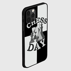 Чехол для iPhone 12 Pro Max Шахматный День, цвет: 3D-черный — фото 2