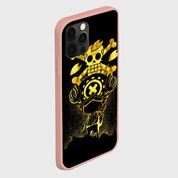 Чехол для iPhone 12 Pro Max ONE PIECE ВАН ПИС GOLDEN, цвет: 3D-светло-розовый — фото 2