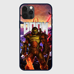 Чехол iPhone 12 Pro Max DOOM ETERNAL ДУМ БИТВА В АДУ