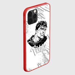 Чехол для iPhone 12 Pro Max БЕРСЕРК ИЛЛЮСТРАЦИЯ BERSERK, цвет: 3D-красный — фото 2