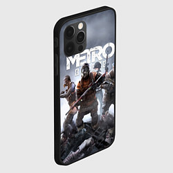 Чехол для iPhone 12 Pro Max МЕТРО ИСХОД АРТЁМ ,ЯДЕРНАЯ ЗИМА METRO EXODUS, цвет: 3D-черный — фото 2