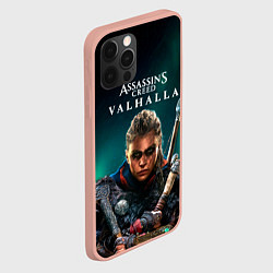 Чехол для iPhone 12 Pro Max Assassins Creed, Valhalla, цвет: 3D-светло-розовый — фото 2