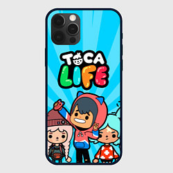 Чехол для iPhone 12 Pro Max Toca Life: Friends, цвет: 3D-черный