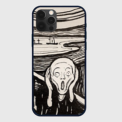 Чехол для iPhone 12 Pro Max Эдвард Мунк Крик 1895, цвет: 3D-черный