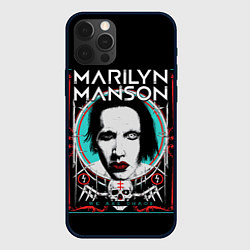 Чехол для iPhone 12 Pro Max Marilyn Manson - We are chaos, цвет: 3D-черный