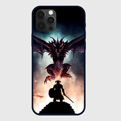 Чехол для iPhone 12 Pro Max Да начнётся битва, цвет: 3D-черный