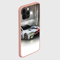 Чехол для iPhone 12 Pro Max BMW Motorsport Mission 8, цвет: 3D-светло-розовый — фото 2