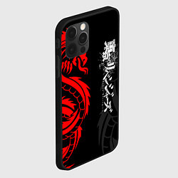 Чехол для iPhone 12 Pro Max Токийские Мстители: Красный дракон, цвет: 3D-черный — фото 2