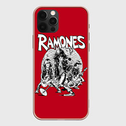 Чехол для iPhone 12 Pro Max BW Ramones, цвет: 3D-светло-розовый