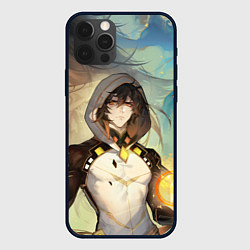 Чехол iPhone 12 Pro Max Чжун Ли, Zhongli, Genshin Impact