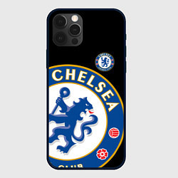 Чехол для iPhone 12 Pro Max ЧЕЛСИ CHELSEA BIG LOGO, цвет: 3D-черный