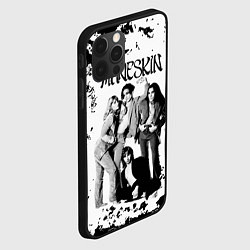 Чехол для iPhone 12 Pro Max Maneskin Монэскин, рок - группа, цвет: 3D-черный — фото 2