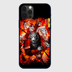 Чехол для iPhone 12 Pro Max Водяной Тигр 2022 и крупные кошки лев, рысь, цвет: 3D-черный