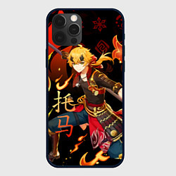 Чехол для iPhone 12 Pro Max Геншин импакт: Тома, цвет: 3D-черный