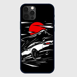 Чехол iPhone 12 Pro Max Toyota Supra: Red Moon