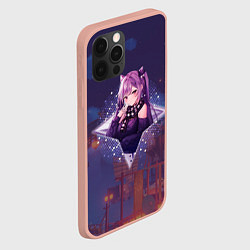 Чехол для iPhone 12 Pro Max Кэ Цин в примогеме, цвет: 3D-светло-розовый — фото 2