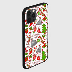 Чехол для iPhone 12 Pro Max Новый Год!, цвет: 3D-черный — фото 2