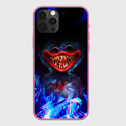 Чехол для iPhone 12 Pro Max POPPY PLAYTIME: NEON FIRE, цвет: 3D-малиновый