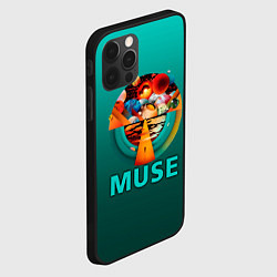 Чехол для iPhone 12 Pro Max The Resistance - Muse, цвет: 3D-черный — фото 2