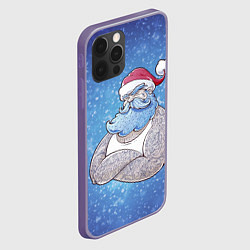 Чехол для iPhone 12 Pro Max BAD SANTA ПЛОХОЙ САНТА, цвет: 3D-серый — фото 2