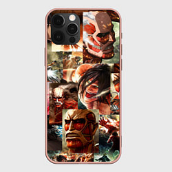 Чехол iPhone 12 Pro Max Атака Титанов Shingeki no Kyojin