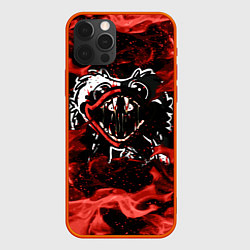 Чехол для iPhone 12 Pro Max Poppy Playtime: Flame Fire, цвет: 3D-красный