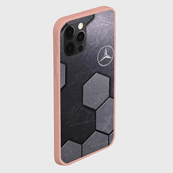 Чехол для iPhone 12 Pro Max Mercedes-Benz vanguard pattern, цвет: 3D-светло-розовый — фото 2